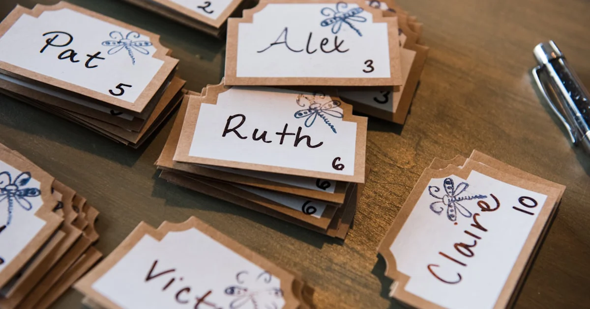 How to Do a Wedding Seating Chart Without Losing Your Mind